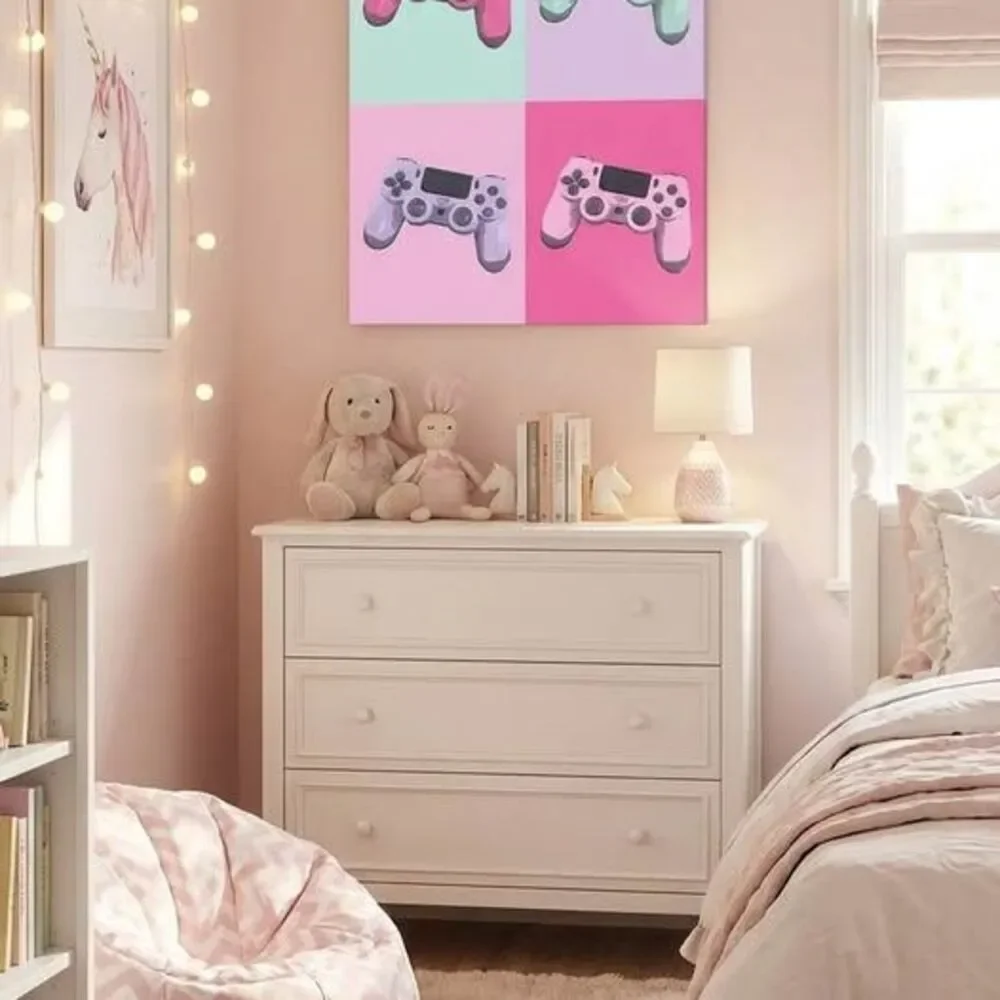 Gaming Controller Pop Art Canvas